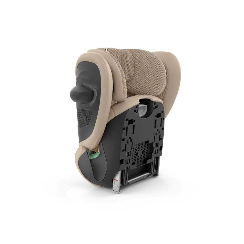 Automobilinė kėdutė Cybex SOLUTION G2 i-Fix Plus, 100-150cm, Almond Beige-Automobilinės kėdutės, 15-36 kg-e-vaikas