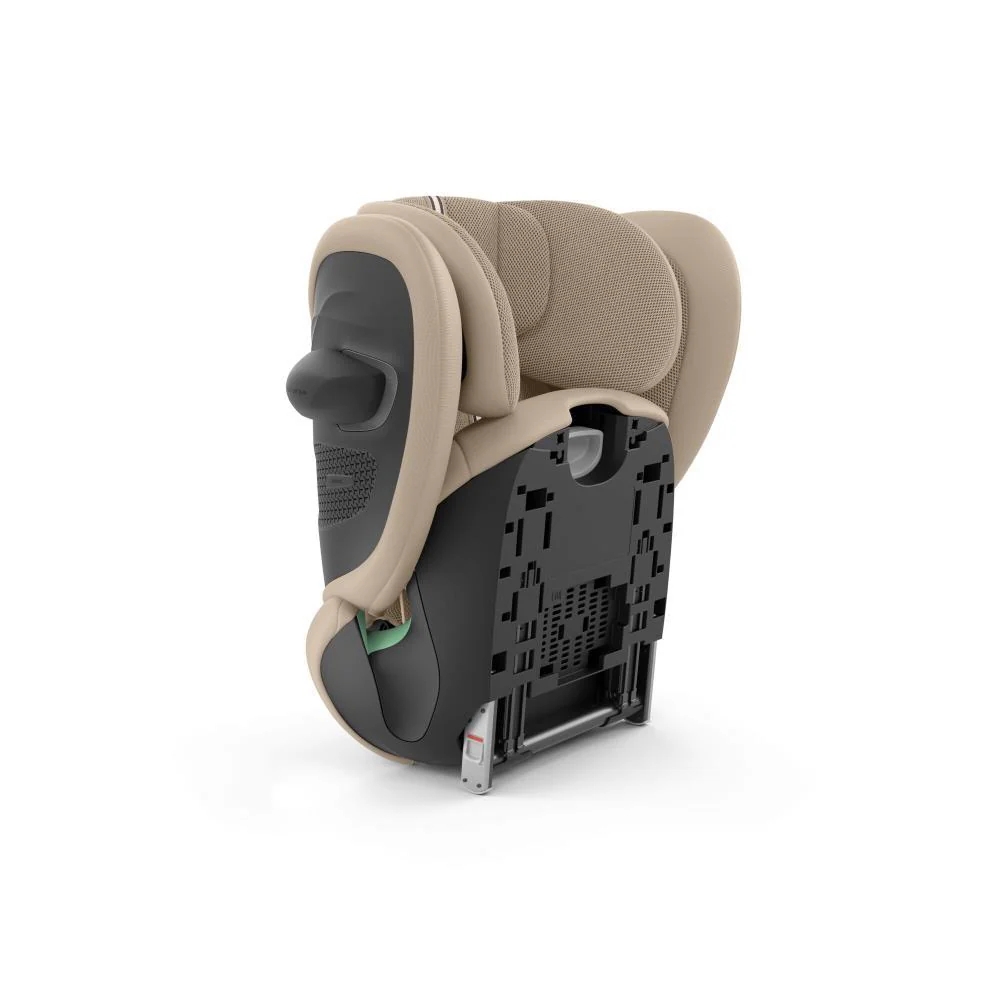 Automobilinė kėdutė Cybex SOLUTION G2 i-Fix Plus, 100-150cm, Almond Beige-Automobilinės kėdutės, 15-36 kg-e-vaikas