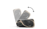 Automobilinė kėdutė Cybex SOLUTION G2 i-Fix Plus, 100-150cm, Almond Beige-Automobilinės kėdutės, 15-36 kg-e-vaikas