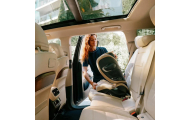 Automobilinė kėdutė Cybex SOLUTION G2 i-Fix Plus, 100-150cm, Almond Beige-Automobilinės kėdutės, 15-36 kg-e-vaikas