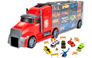 Sunkvežimis su žaisliniais automobiliais-Žaislai, Auto ir transporto žaislai, Mašinos-e-vaikas