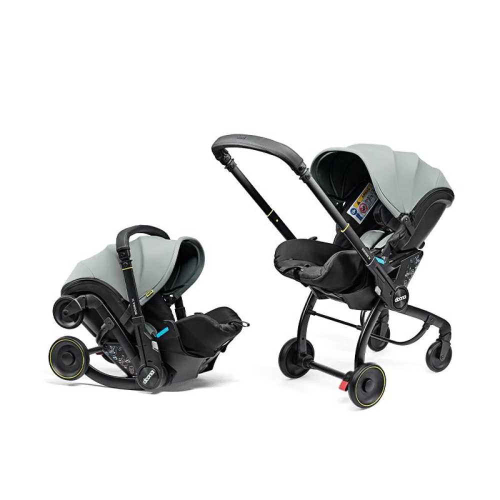 Automobilinė kėdutė - vežimėlis Doona X, 0-13 kg, Dusty Sage-Automobilinės kėdutės, 0-13 kg-e-vaikas