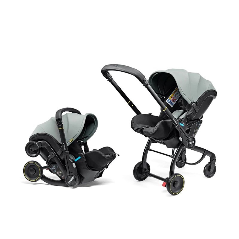 Automobilinė kėdutė - vežimėlis Doona X, 0-13 kg, Dusty Sage-Automobilinės kėdutės, 0-13 kg-e-vaikas