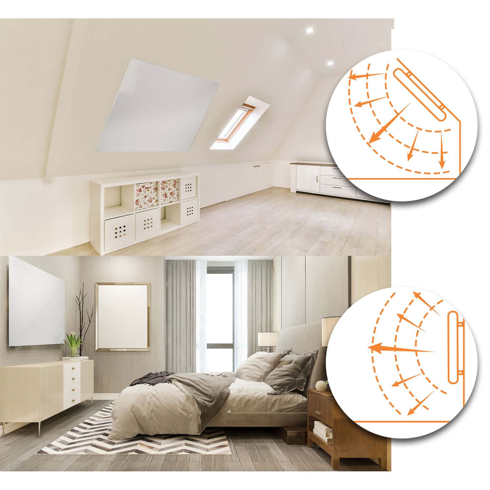 Infraraudonųjų spindulių šildytuvas 800 W Berdsen BD-987 nuotolinio valdymo WiFi programa-Namai, laisvalaikis, turizmas, Namų ap