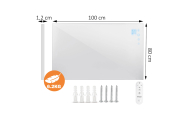 Infraraudonųjų spindulių šildytuvas 800 W Berdsen BD-987 nuotolinio valdymo WiFi programa-Namai, laisvalaikis, turizmas, Namų ap