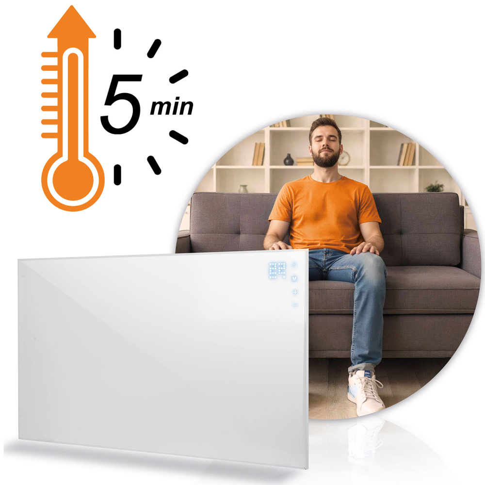 Infraraudonųjų spindulių šildytuvas 960 W Berdsen BD-989 nuotolinio valdymo WiFi programa-Namai, laisvalaikis, turizmas, Namų ap
