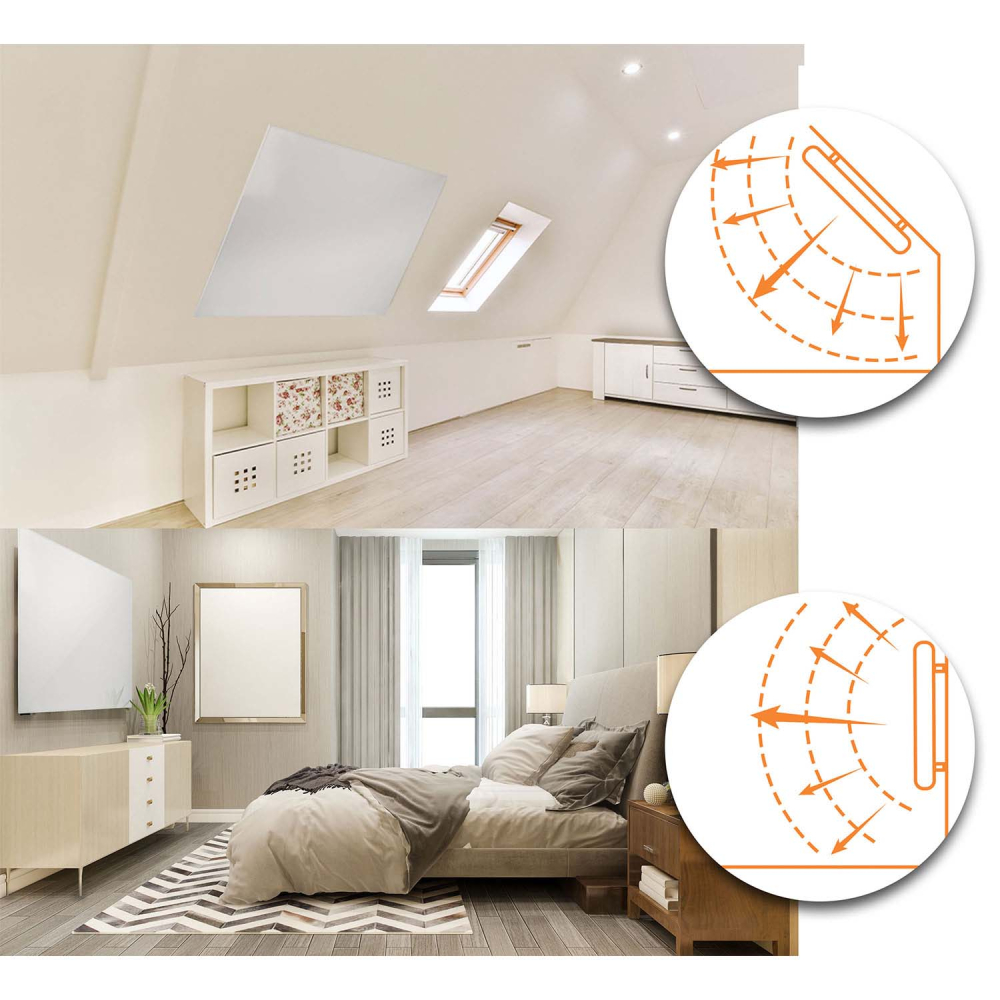 Infraraudonųjų spindulių šildytuvas 960 W Berdsen BD-989 nuotolinio valdymo WiFi programa-Namai, laisvalaikis, turizmas, Namų ap