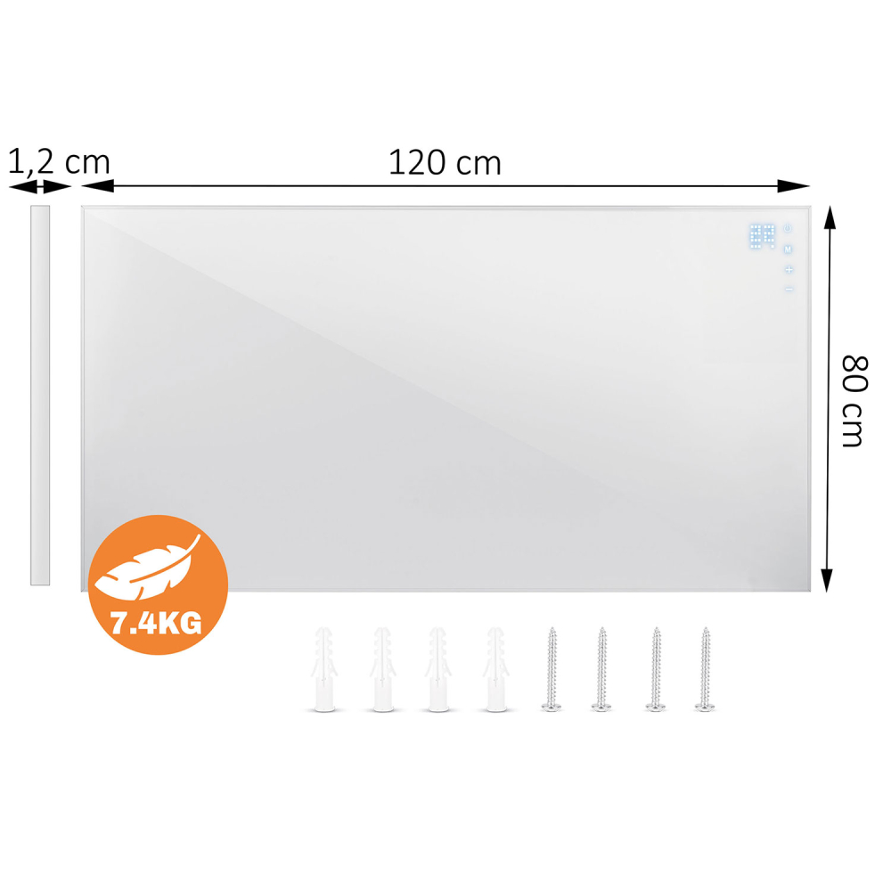 Grzejnik na podczerwień promiennik podczerwieni 960 W Berdsen BD-989 pilot WiFi aplikacja