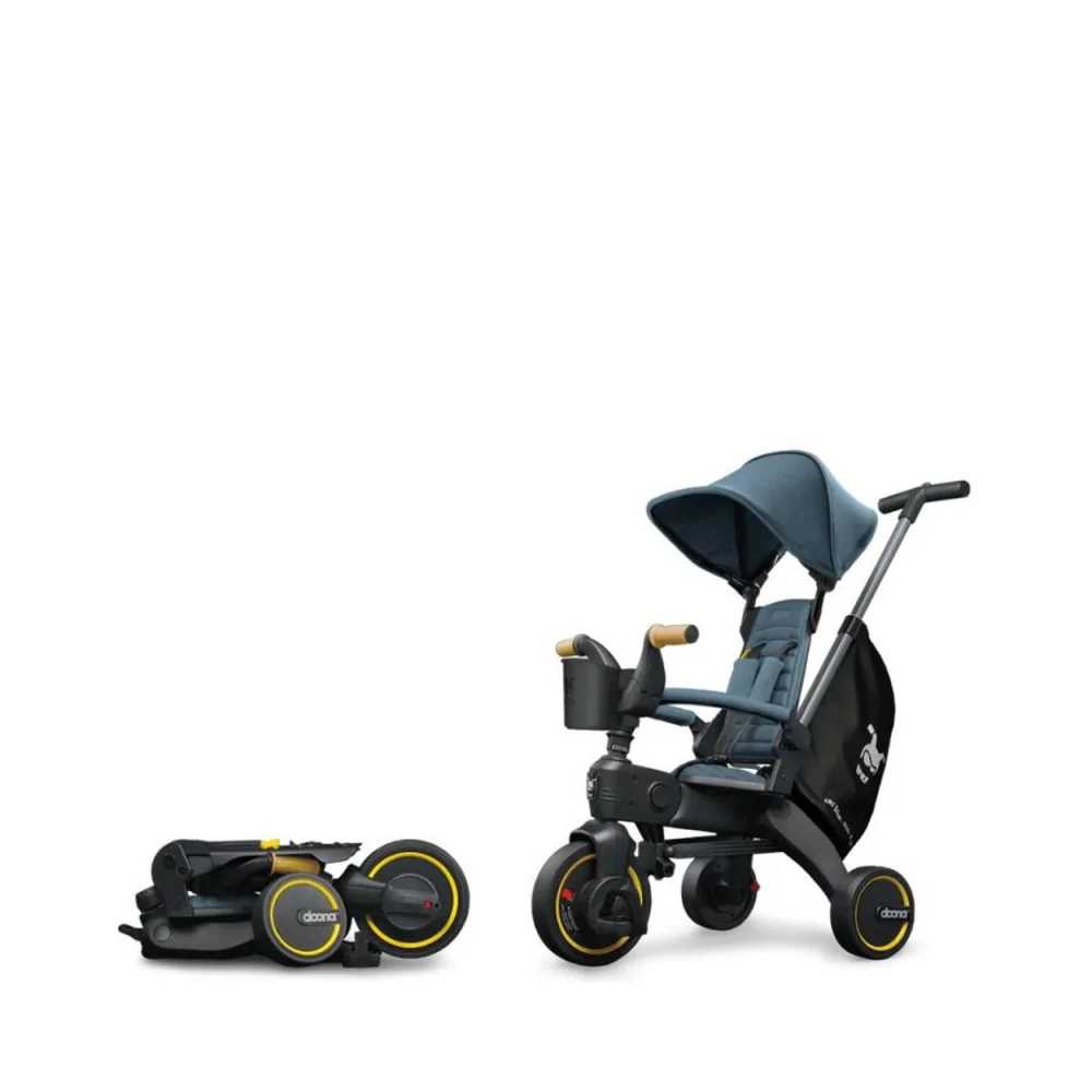 Sulankstomas triratis Doona LIKI S5 5in1, Ocean Blue-Judėjimui, Triratukai vaikams-e-vaikas