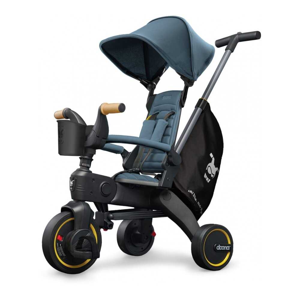Sulankstomas triratis Doona LIKI S5 5in1, Ocean Blue-Judėjimui, Triratukai vaikams-e-vaikas