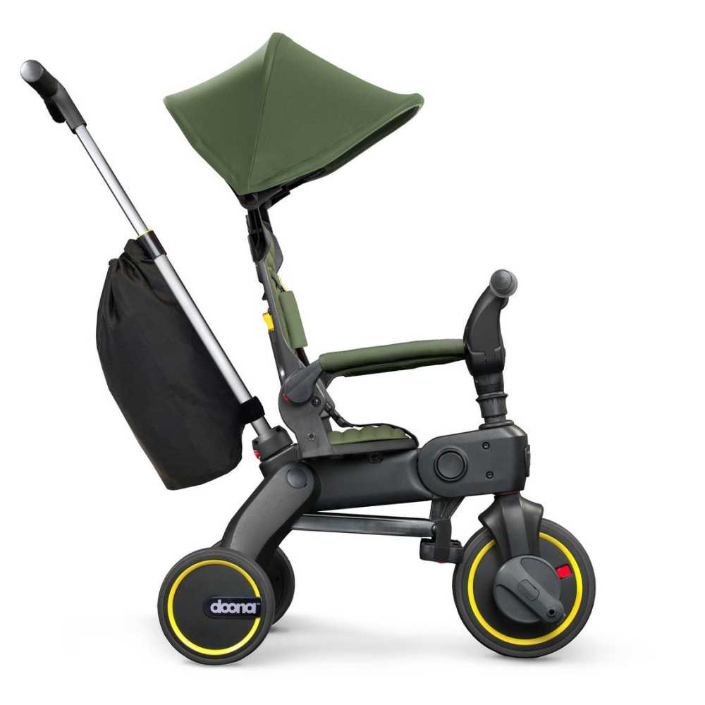 Sulankstomas triratis Doona LIKI S3 5in1, Desert Green-Judėjimui, Triratukai vaikams-e-vaikas