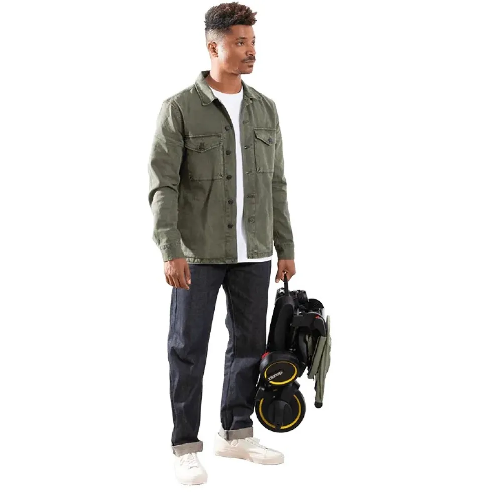 Sulankstomas triratis Doona LIKI S3 5in1, Desert Green-Judėjimui, Triratukai vaikams-e-vaikas