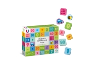  Educational magnetic puzzles Magnetic Big set Numbers and Signs 