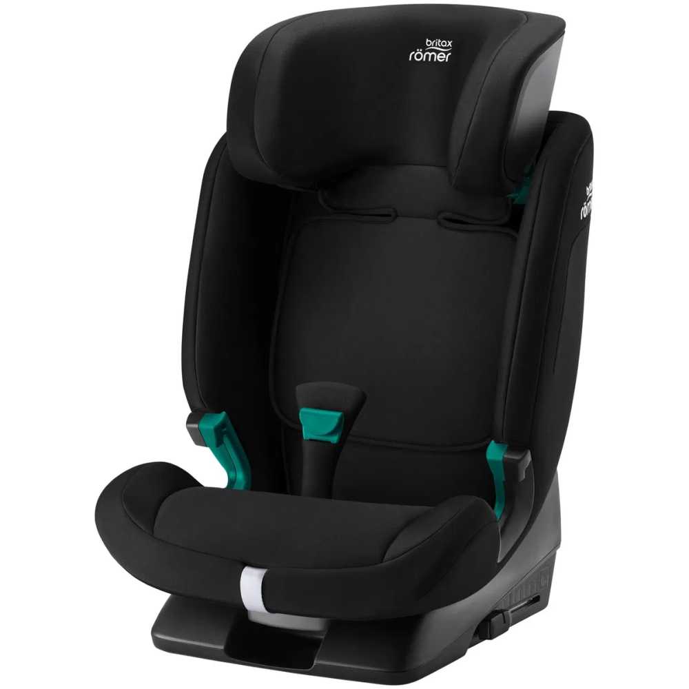 Automobilinė kėdutė BRITAX EvolvaFix Smart, 76-150cm, Space Black-Automobilinės kėdutės, 9-36 kg-e-vaikas