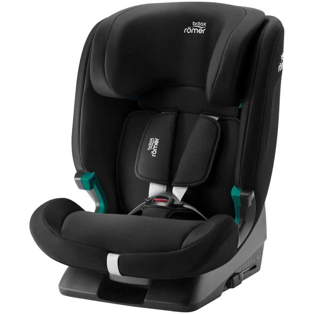 Automobilinė kėdutė BRITAX EvolvaFix Smart, 76-150cm, Space Black-Automobilinės kėdutės, 9-36 kg-e-vaikas