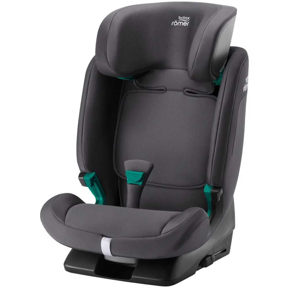 Automobilinė kėdutė BRITAX EvolvaFix Smart, 76-150cm, Midnight Grey-Automobilinės kėdutės, 9-36 kg-e-vaikas