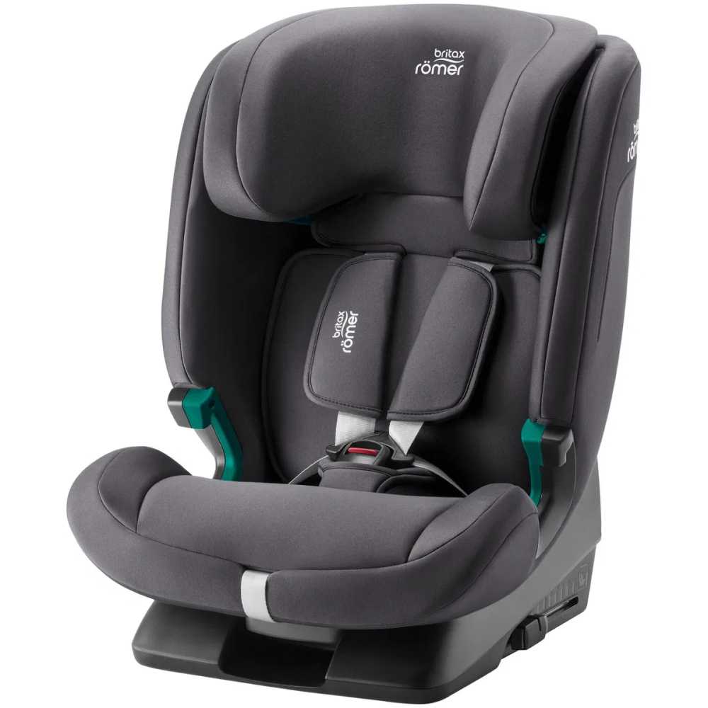 Automobilinė kėdutė BRITAX EvolvaFix Smart, 76-150cm, Midnight Grey-Automobilinės kėdutės, 9-36 kg-e-vaikas