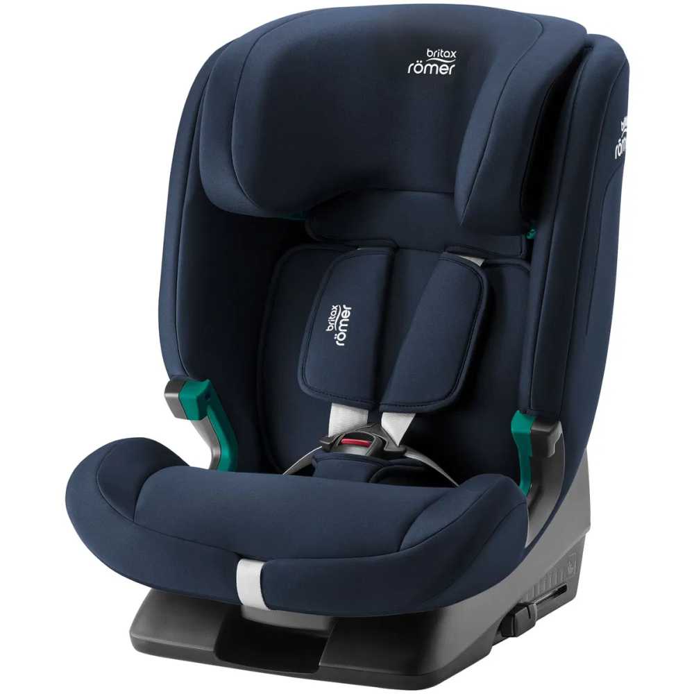 Automobilinė kėdutė BRITAX EvolvaFix Smart, 76-150cm, Night Blue-Automobilinės kėdutės, 9-36 kg-e-vaikas