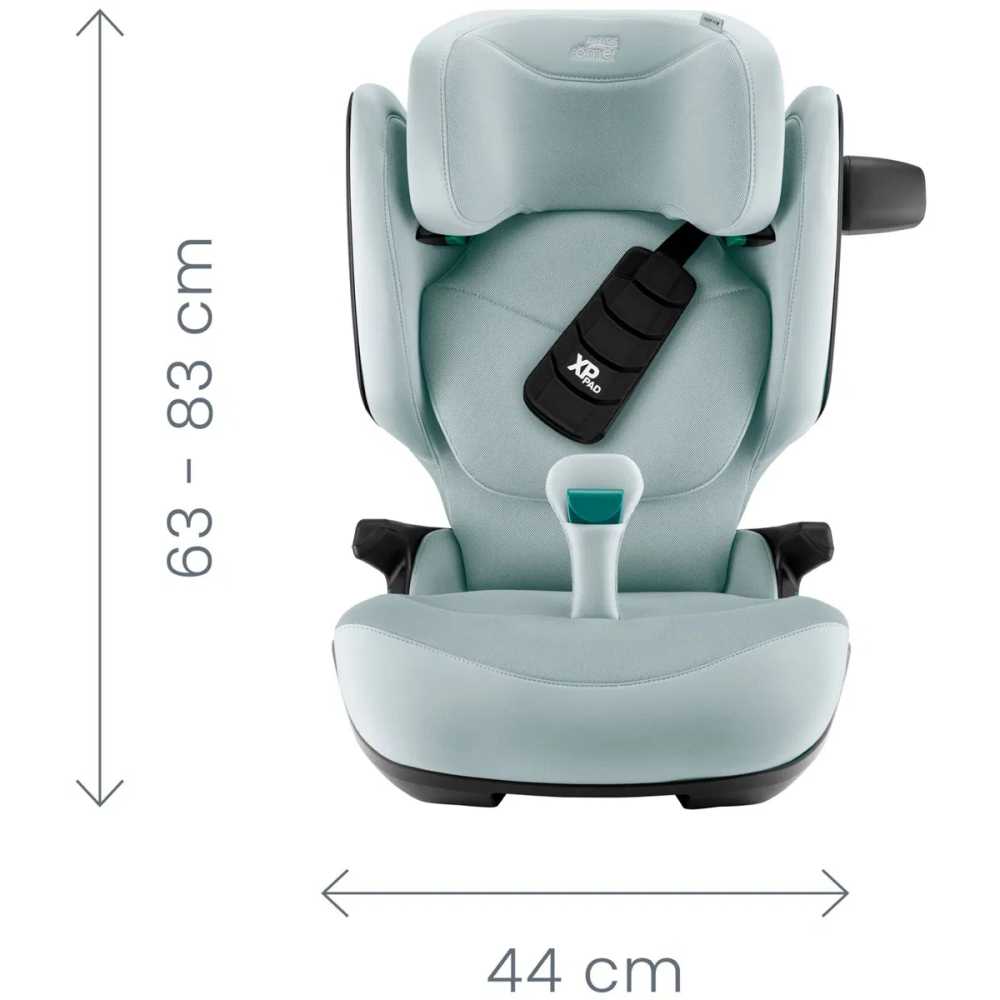 Automobilinė kėdutė BRITAX KidFix Pro Diamond Style, 100-150cm, Carbon Black-Automobilinės kėdutės, 15-36 kg-e-vaikas