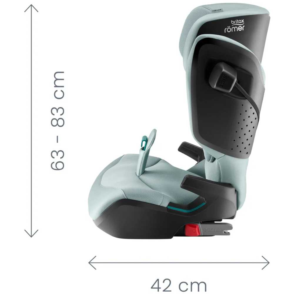 Automobilinė kėdutė BRITAX KidFix Pro Diamond LUX, 100-150cm, Linen Grey-Automobilinės kėdutės, 15-36 kg-e-vaikas