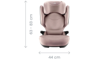 Automobilinė kėdutė BRITAX Kidfix Pro M Style, 100-150cm, Night Blue-Automobilinės kėdutės, 15-36 kg-e-vaikas