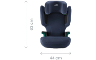 Automobilinė kėdutė BRITAX Hi-Liner Diamond, 100-150cm, Midnight Grey-Automobilinės kėdutės, 15-36 kg-e-vaikas
