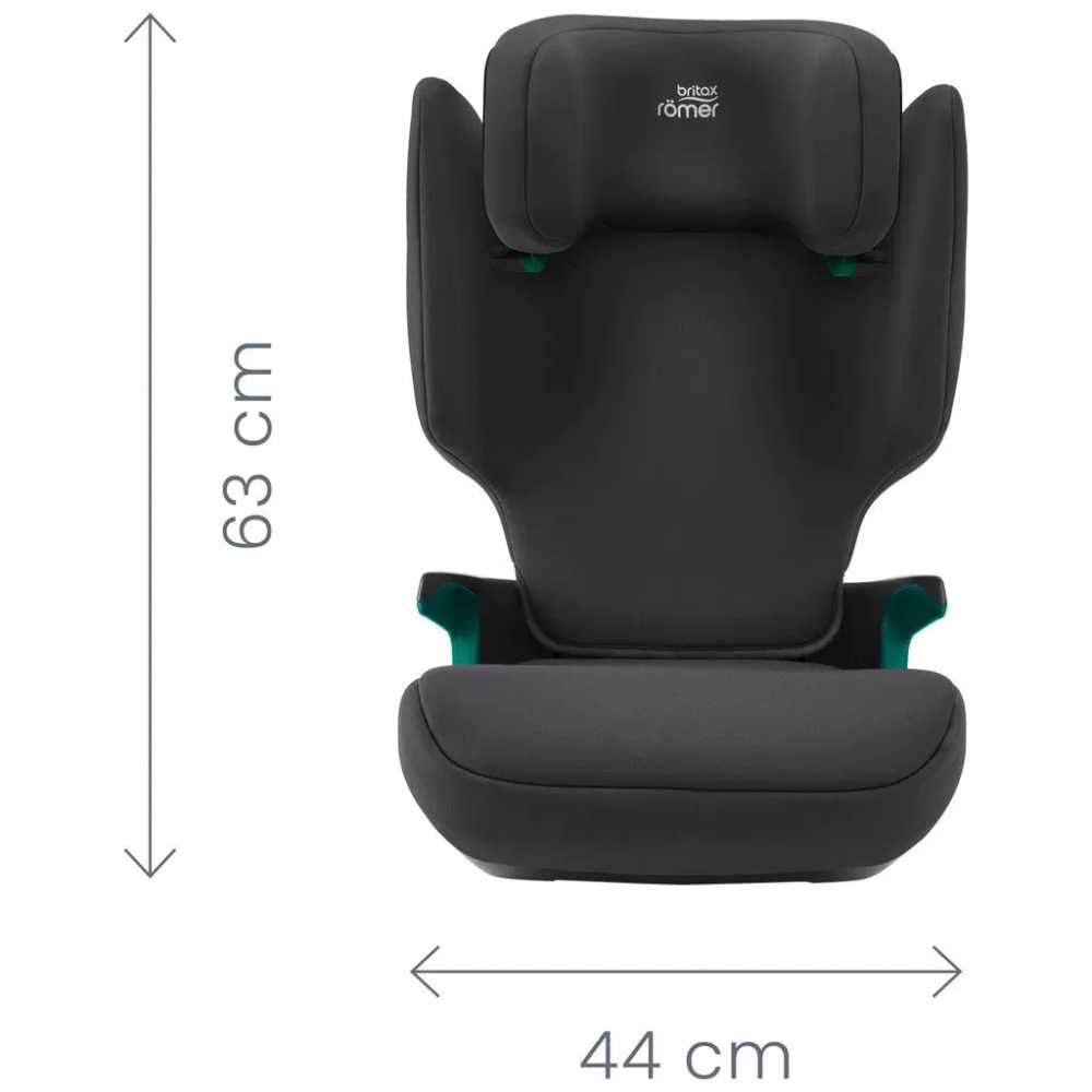 Automobilinė kėdutė BRITAX Adventure Plus 2 Smart, 100-150cm, Midnight Grey-Automobilinės kėdutės, 15-36 kg-e-vaikas