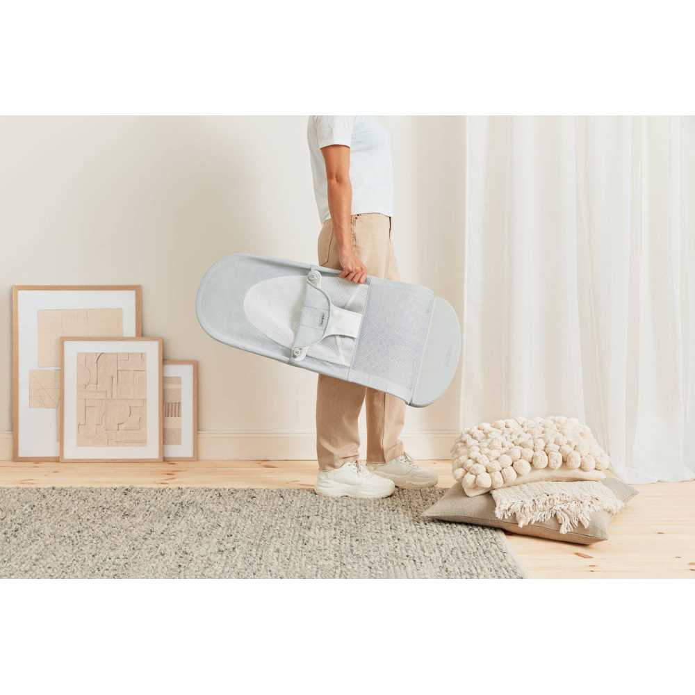Gultukas BabyBjörn Balance Soft MESH, Silver/White-Miegui, Gultukai ir sūpynės-e-vaikas