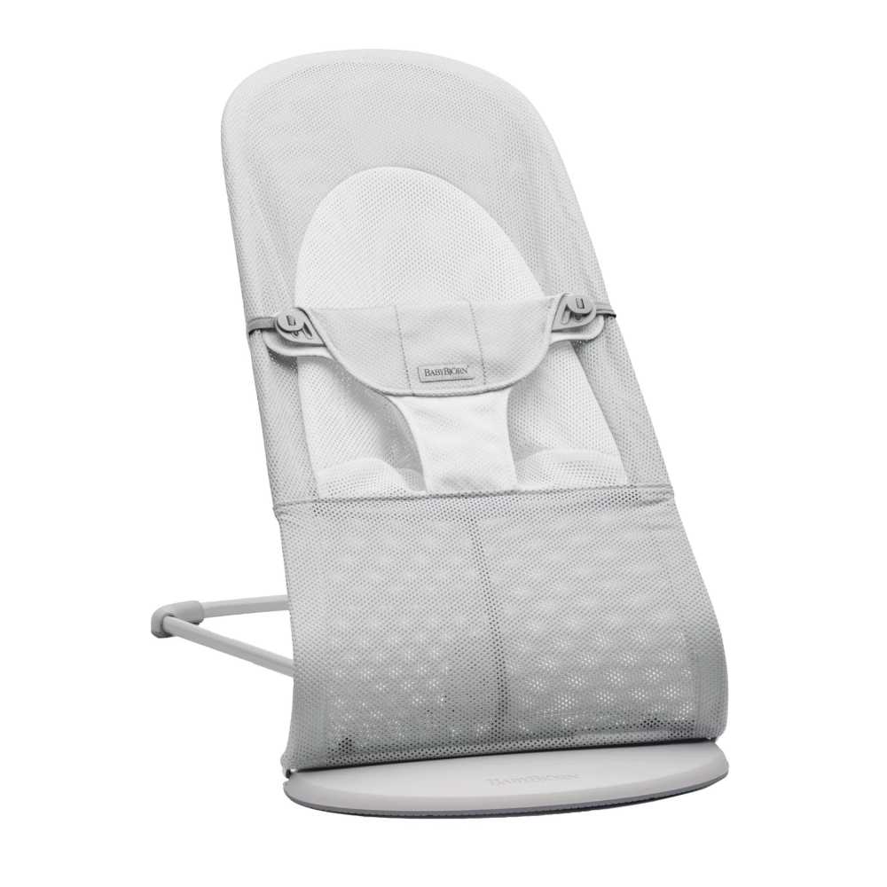 Gultukas BabyBjörn Balance Soft MESH, Silver/White-Miegui, Gultukai ir sūpynės-e-vaikas