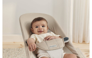 Gultukas BabyBjörn Balance Soft Woven, Khaki/Beige-Miegui, Gultukai ir sūpynės-e-vaikas