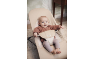 Gultukas BabyBjörn Balance Soft Woven, Khaki/Beige-Miegui, Gultukai ir sūpynės-e-vaikas