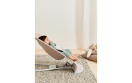 Gultukas BabyBjörn Balance Soft Woven Jersey, Beige/Grey-Miegui, Gultukai ir sūpynės-e-vaikas