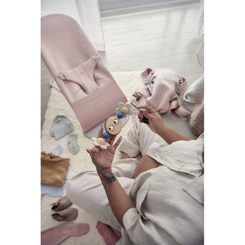 Gultukas BabyBjörn BLISS 3D Jersey, Light pink-Miegui, Gultukai ir sūpynės-e-vaikas