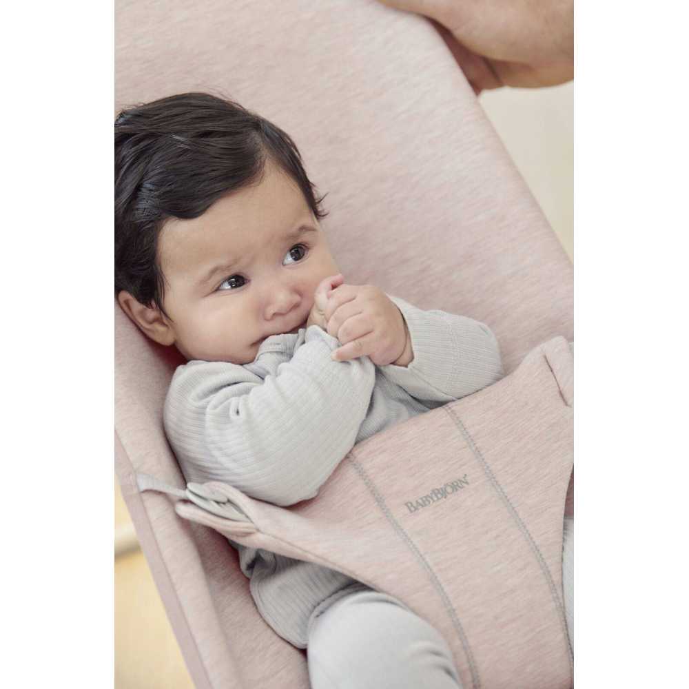 Gultukas BabyBjörn BLISS 3D Jersey, Light pink-Miegui, Gultukai ir sūpynės-e-vaikas