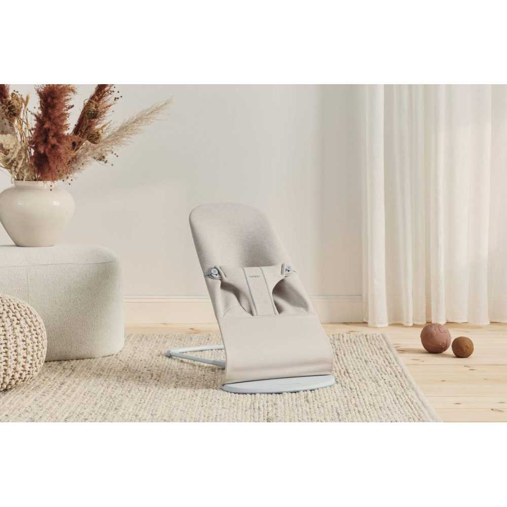 Gultukas BabyBjörn BLISS 3D Jersey + žaisliukas, Light beige-Miegui, Gultukai ir sūpynės-e-vaikas