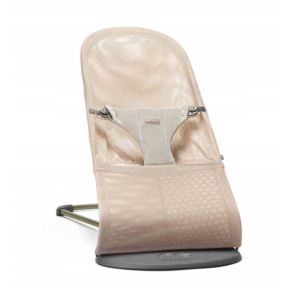 Gultukas BabyBjörn Bliss MESH, Pearl Pink-Miegui, Gultukai ir sūpynės-e-vaikas