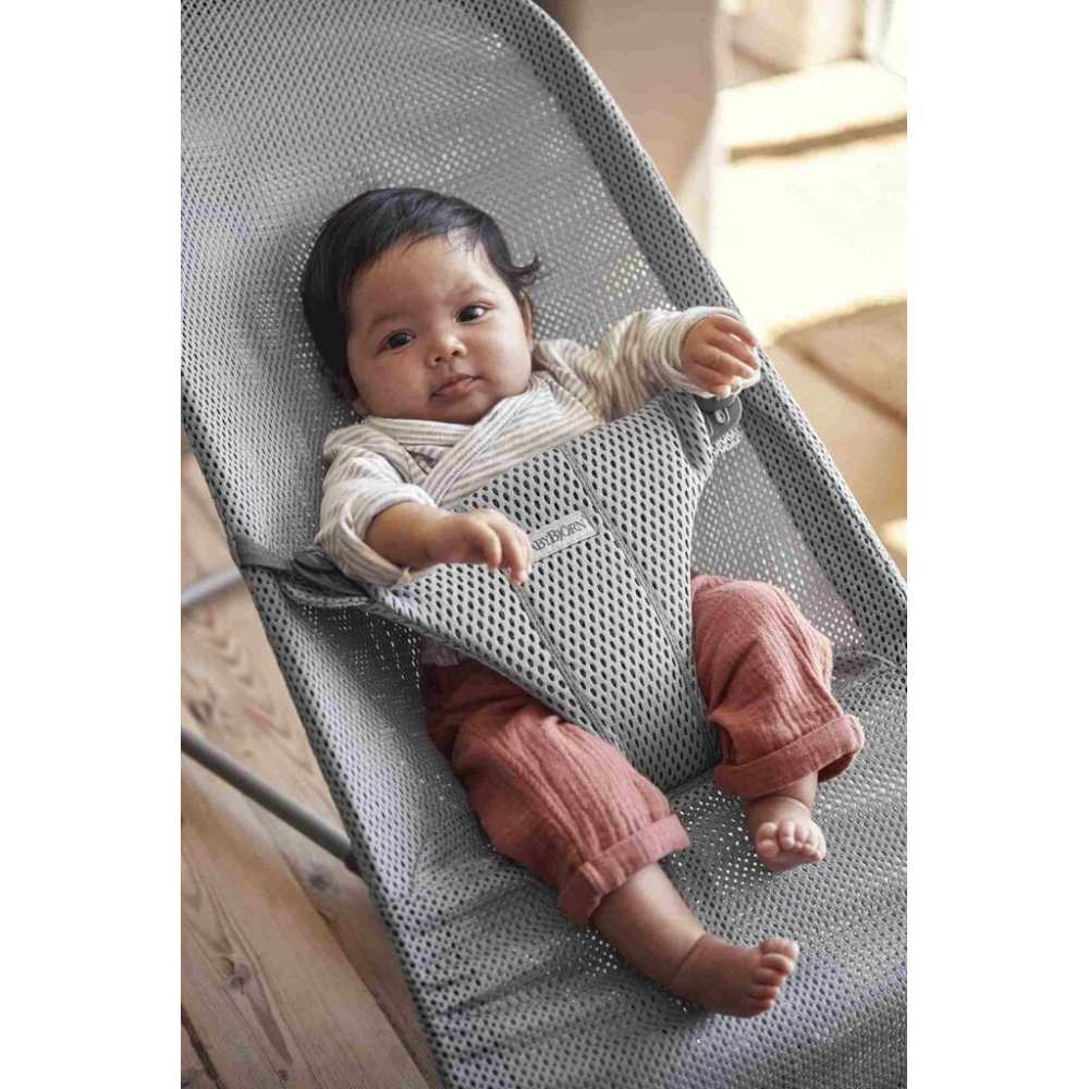 Gultukas BabyBjörn Bliss MESH, Gray-Miegui, Gultukai ir sūpynės-e-vaikas