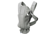 Nešioklė kūdikiui BabyBjörn Mini 3D Jersey, Light Grey-Judėjimui, Kūdikių nešioklės-e-vaikas