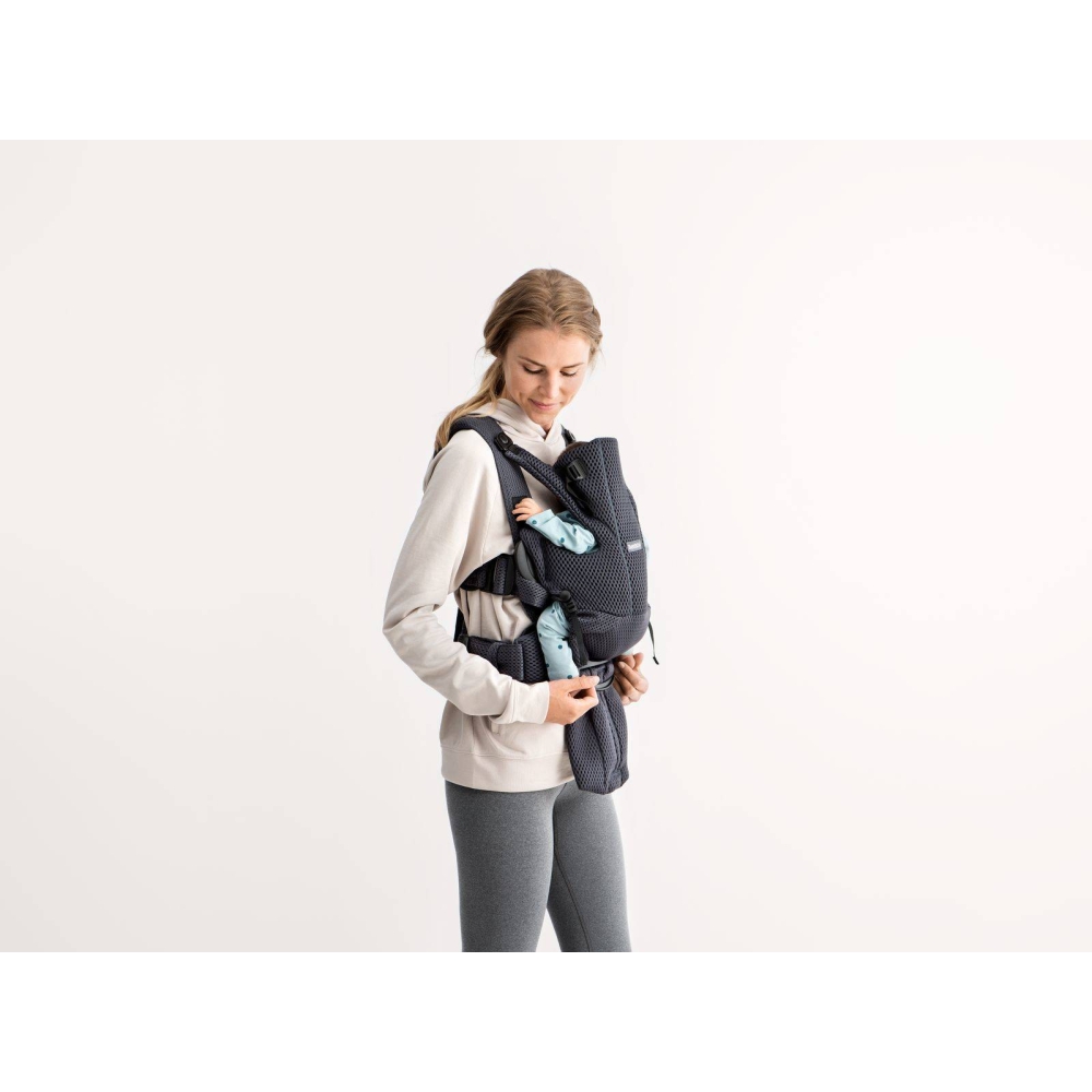 Nešioklė kūdikiui BabyBjörn Move 3D Mesh, Anthracite-Judėjimui, Kūdikių nešioklės-e-vaikas