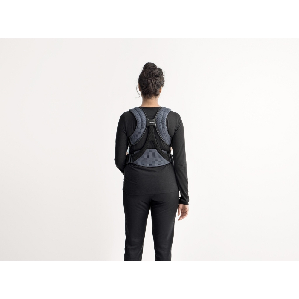 Nešioklė kūdikiui BabyBjörn Move 3D Mesh, Anthracite-Judėjimui, Kūdikių nešioklės-e-vaikas