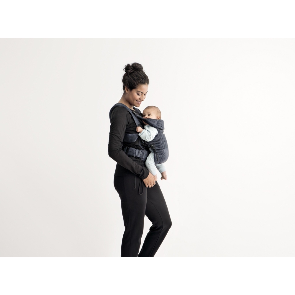 Nešioklė kūdikiui BabyBjörn Move 3D Mesh, Anthracite-Judėjimui, Kūdikių nešioklės-e-vaikas