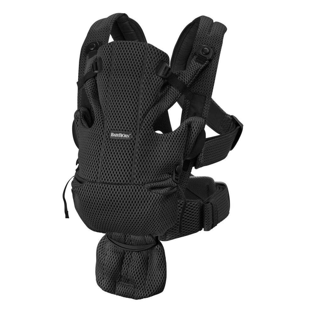 Nešioklė kūdikiui BabyBjörn Move 3D Mesh, Black-Judėjimui, Kūdikių nešioklės-e-vaikas