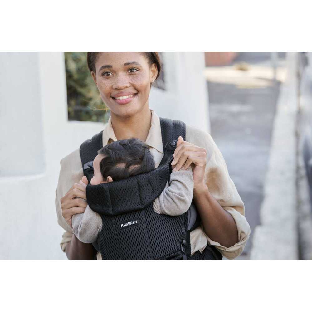 Nešioklė kūdikiui BabyBjörn Move 3D Mesh, Black-Judėjimui, Kūdikių nešioklės-e-vaikas