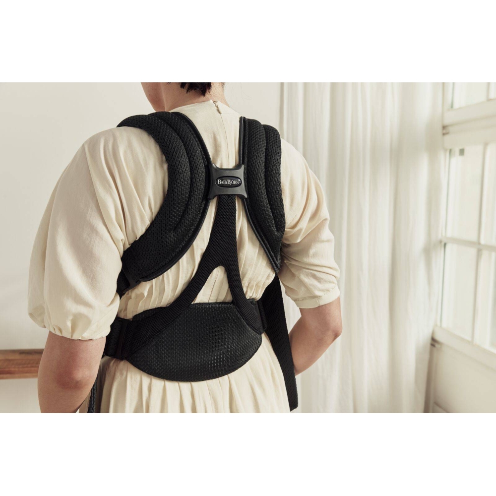 Nešioklė kūdikiui BabyBjörn Move 3D Mesh, Black-Judėjimui, Kūdikių nešioklės-e-vaikas