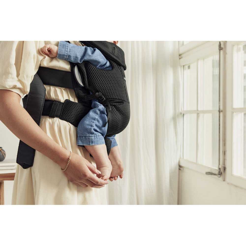 Nešioklė kūdikiui BabyBjörn Move 3D Mesh, Black-Judėjimui, Kūdikių nešioklės-e-vaikas