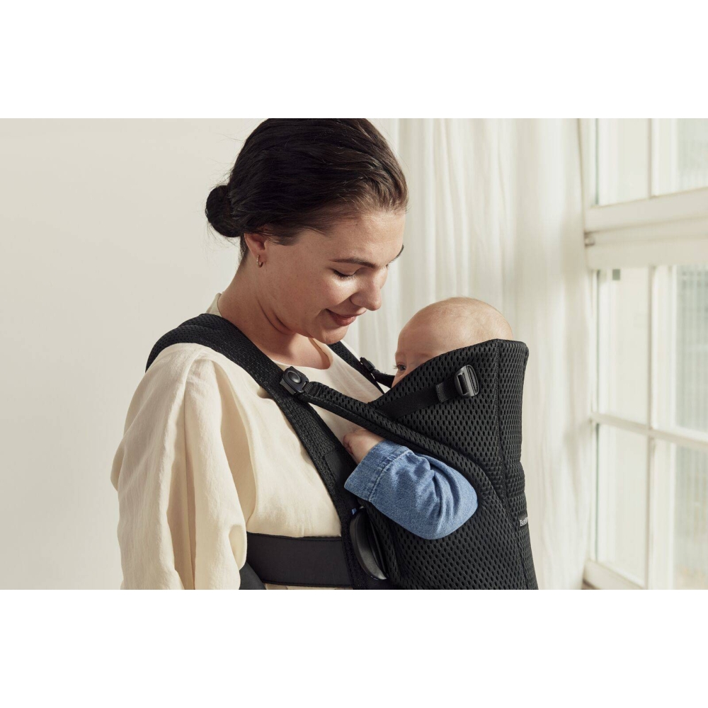 Nešioklė kūdikiui BabyBjörn Move 3D Mesh, Black-Judėjimui, Kūdikių nešioklės-e-vaikas