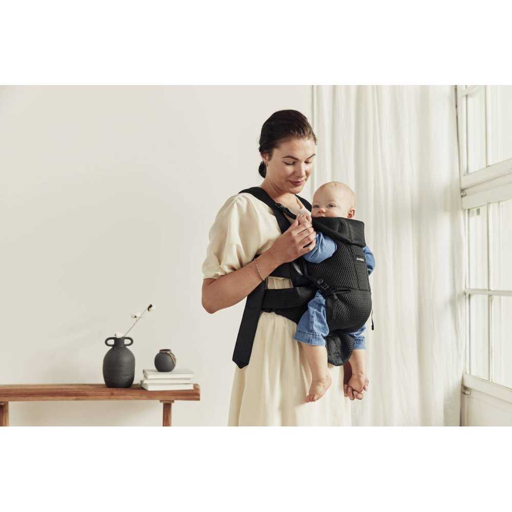 Nešioklė kūdikiui BabyBjörn Move 3D Mesh, Black-Judėjimui, Kūdikių nešioklės-e-vaikas