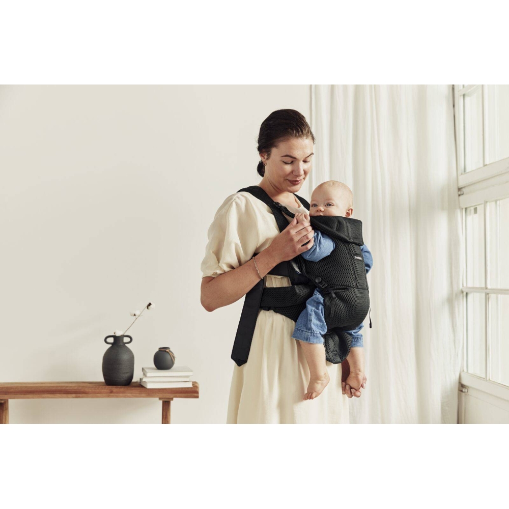 Nešioklė kūdikiui BabyBjörn Move 3D Mesh, Black-Judėjimui, Kūdikių nešioklės-e-vaikas