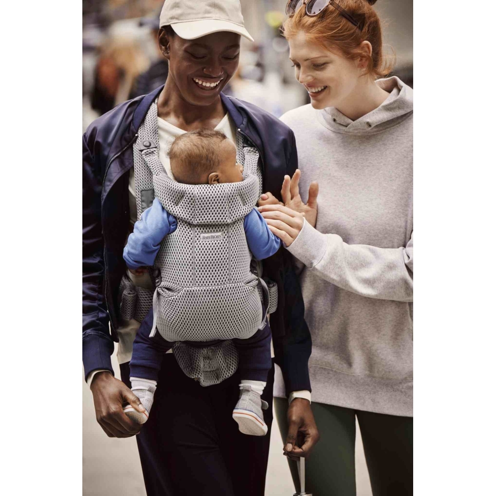 Nešioklė kūdikiui BabyBjörn Move 3D Mesh, Grey-Judėjimui, Kūdikių nešioklės-e-vaikas