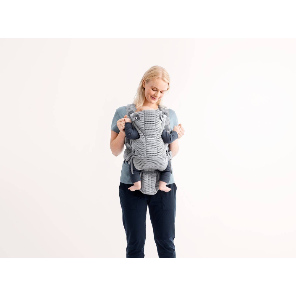 Nešioklė kūdikiui BabyBjörn Move 3D Mesh, Grey-Judėjimui, Kūdikių nešioklės-e-vaikas